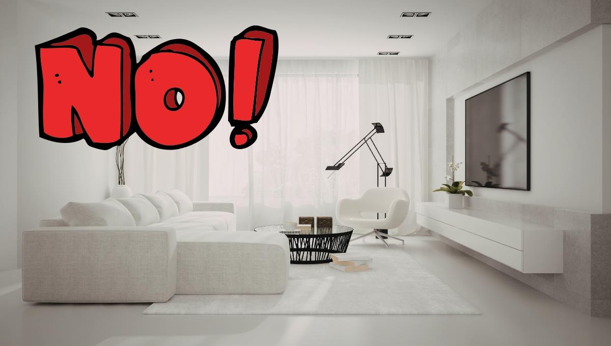 El blanco total no se usa más en la decoración: los motivos